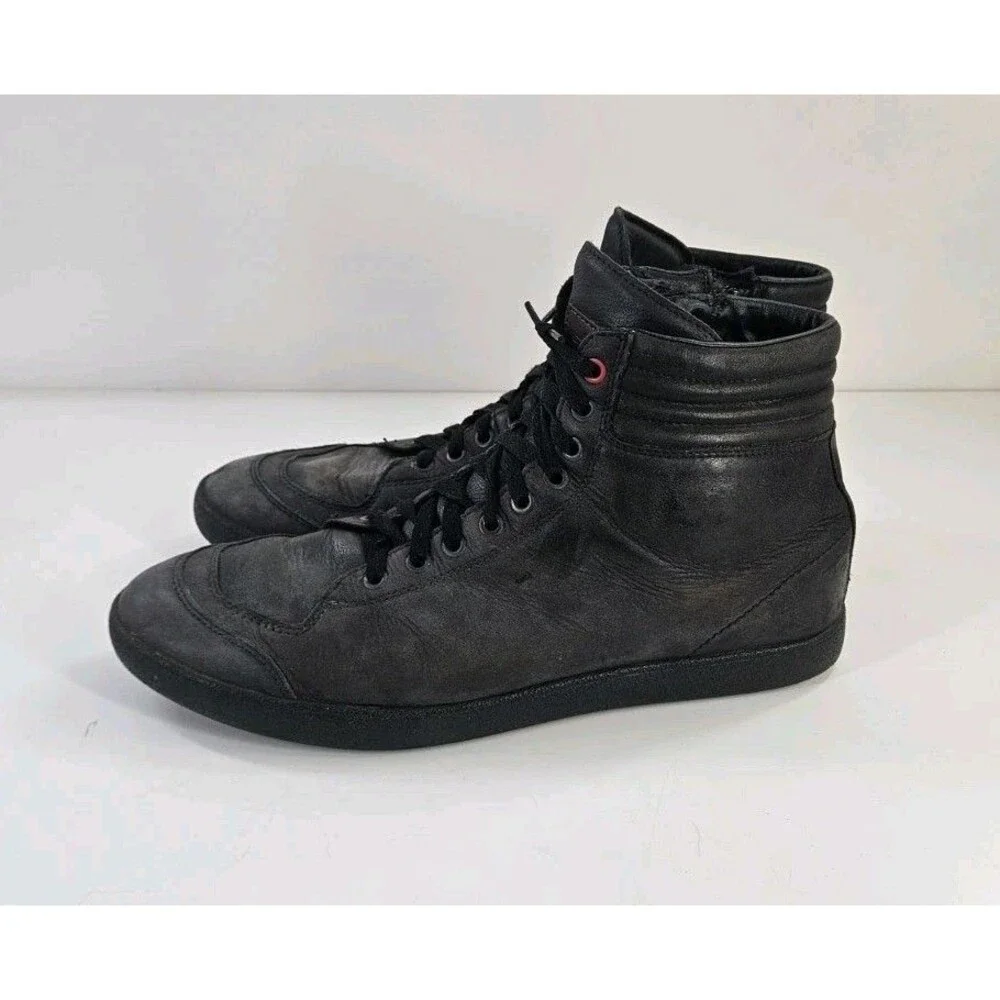 tcx x-groove WP black sneakers mens motorcycle biker hi tops leather ankle guard